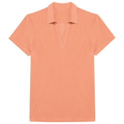 Polo écoresponsable en éponge femmeCouleur:Apricot