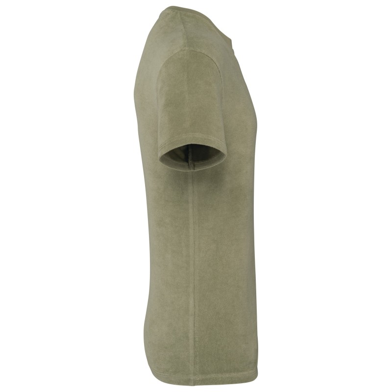 T-shirt écoresponsable en éponge hommeCouleur:Almond Green