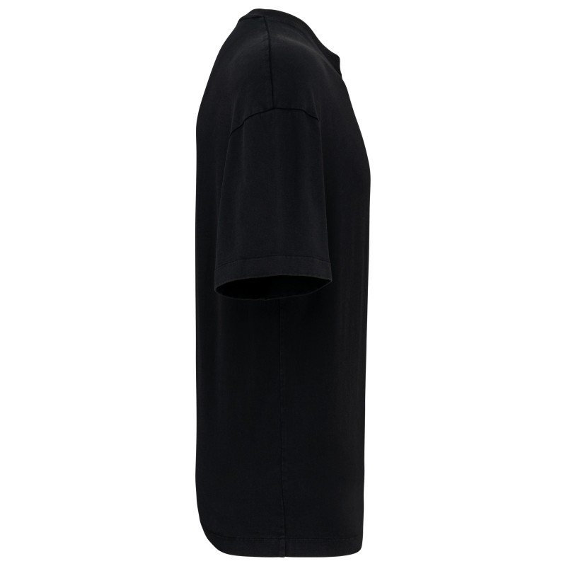 T-shirt écoresponsable oversize délavé hommeCouleur:Washed black
