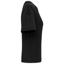 T-shirt écoresponsable oversize délavé femmeCouleur:Washed black