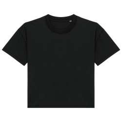T-shirt écoresponsable oversize délavé femmeCouleur:Washed black
