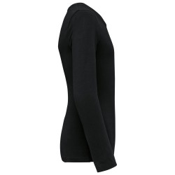 T-shirt écoresponsable manches longues enfantCouleur:Black