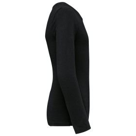 T-shirt écoresponsable manches longues enfantCouleur:Black