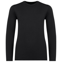 T-shirt écoresponsable manches longues enfantCouleur:Black