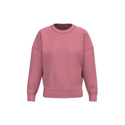 Sweat-shirt écoresponsable à col rond à épaules tombantes femmeCouleur:Antique Rose