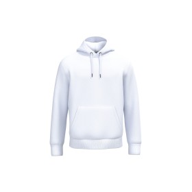 Sweat-shirt écoresponsable à capuche unisexeCouleur:White