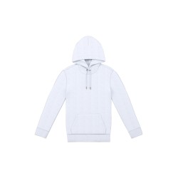 Sweat-shirt écoresponsable à capuche unisexeCouleur:White