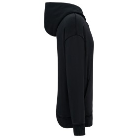 Sweat-shirt écoresponsable à capuche délavé oversize unisexeCouleur:Washed black