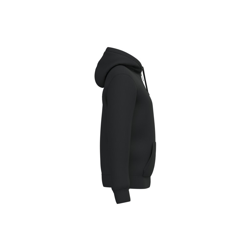 Sweat-shirt écoresponsable zippé doublé en sherpa unisexeCouleur:Black