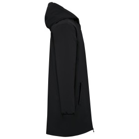 Veste écoresponsable imperméable doublée en sherpa unisexeCouleur:Black