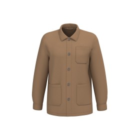 Veste worker écoresponsable délavée hommeCouleur:Washed Dark Camel