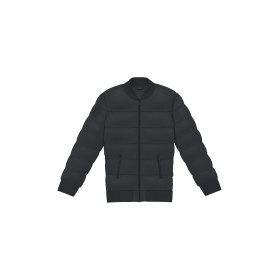 Veste matelassée écoresponsable à col teddy unisexeCouleur:Black