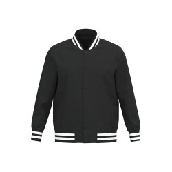 Veste teddy rembourrée écoresponsable unisexeCouleur:Black