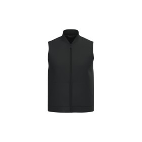 Bodywarmer rembourré en sergé écoresponsable à col teddy unisexeCouleur:Black