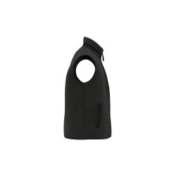 Bodywarmer écoresponsable en sherpa unisexeCouleur:Black