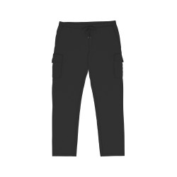 Pantalon cargo écoresponsable délavé French Terry hommeCouleur:Washed black