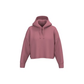 Sweat-shirt crop à capuche femmeCouleur:Antique Rose