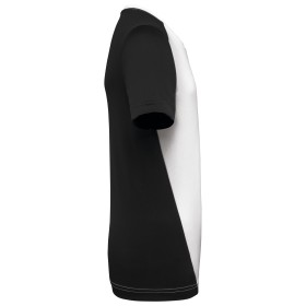 T-shirt de sport écoresponsable bicolore hommeCouleur:White / Black