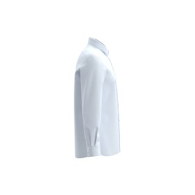 Chemise popeline en coton Supima® hommeCouleur:White