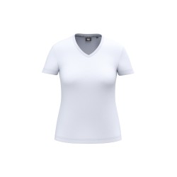 T-shirt écoresponsable col V antibactérien femmeCouleur:White