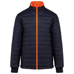 Parka de sécurité recyclée 4 en 1 unisexeCouleur:Hi Viz Orange / Navy