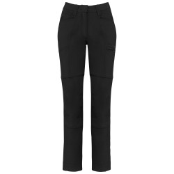 Pantalon recyclé stretch femmeCouleur:Black