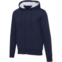 Sweat à capuche sherpa Natron intégralement zippéCouleur:Marine
