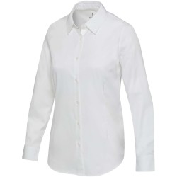 Chemise en sergé femme CitrineCouleur:Blanc