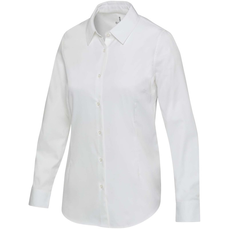 Chemise en sergé femme CitrineCouleur:Blanc