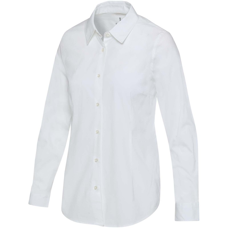 Chemise en popeline femme CarnelianCouleur:Blanc