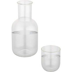 Ensemble carafe et tasse en verre AmelieCouleur:Translucide