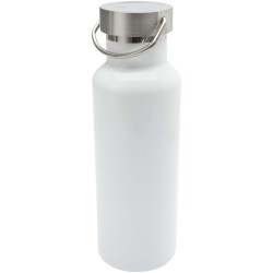 Bouteille d’eau Thor de 500 ml en acier inoxydable recyclé et certifié RCS avec impression par sublimationCouleur:Blanc