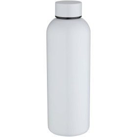Bouteille d’eau Spring de 750 ml en acier inoxydable recyclé certifié RCS avec impression par sublimationCouleur:Blanc