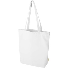 Sac shopping Odisha bio OCS à large fond 180 g/m2 de 11 LCouleur:Blanc
