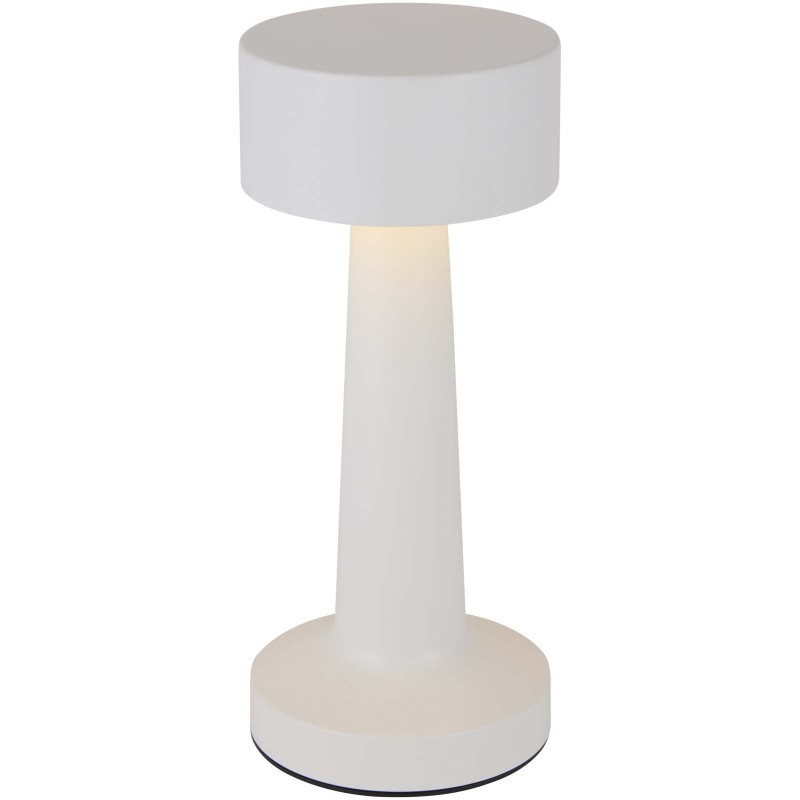 Lampe de table rechargeable Aludra avec intensité réglable et 3 modes d’éclairageCouleur:Blanc