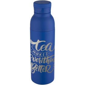 Bouteille avec isolation sous vide Illuminate double paroi de 650 ml en acier inoxydable recyclé certifié RCSCouleur:Bleu royal