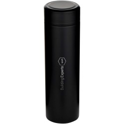 Gourde Taylor en acier inoxydable à double paroi de 450 ml avec filtre à théCouleur:Noir