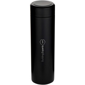 Gourde Taylor en acier inoxydable à double paroi de 450 ml avec filtre à théCouleur:Noir