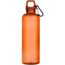 Bouteille d’eau Oregon de 750 ml en plastique recyclé certifié RCS avec mousquetonCouleur:Orange
