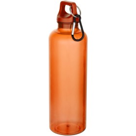 Bouteille d’eau Oregon de 750 ml en plastique recyclé certifié RCS avec mousquetonCouleur:Orange