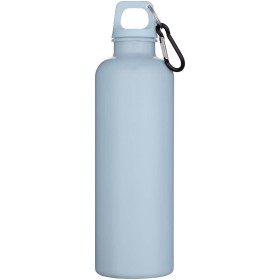 Bouteille d’eau Oregon de 750 ml en plastique recyclé uni certifié RCS avec mousquetonCouleur:Bleu nuage