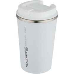 Gobelet en acier inoxydable Newport à double paroi de de 350 ml isolé sous videCouleur:Blanc