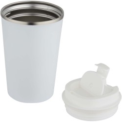 Gobelet en acier inoxydable Newport à double paroi de de 350 ml isolé sous videCouleur:Blanc