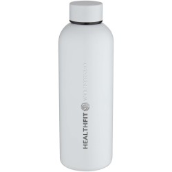Bouteille d’eau Spring de 750 ml en acier inoxydable recyclé certifié RCS à simple paroiCouleur:Blanc