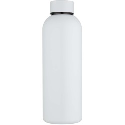 Bouteille d’eau Spring de 750 ml en acier inoxydable recyclé certifié RCS à simple paroiCouleur:Blanc