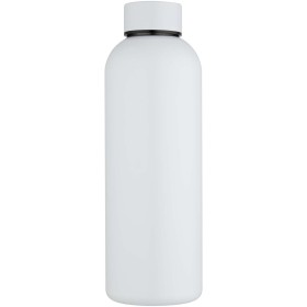 Bouteille d’eau Spring de 750 ml en acier inoxydable recyclé certifié RCS à simple paroiCouleur:Blanc
