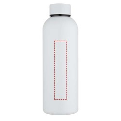 Bouteille d’eau Spring de 750 ml en acier inoxydable recyclé certifié RCS à simple paroiCouleur:Blanc