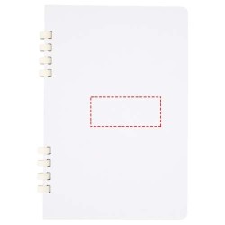 Carnet de notes à spirales Fil A5 à couverture rigide en papier recyclé RCSCouleur:Blanc