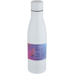 Bouteille d’eau Vasa de 500 ml en acier inoxydable avec impression par sublimationCouleur:Blanc