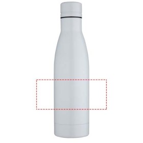 Bouteille d’eau Vasa de 500 ml en acier inoxydable avec impression par sublimationCouleur:Blanc